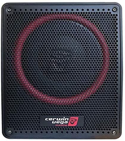 Cerwin-Vega Vrad10 - Subwoofer Activo De 10 Pulgadas 4Ω 600 W Máx./200 W Rms Con Radiador Pasivo