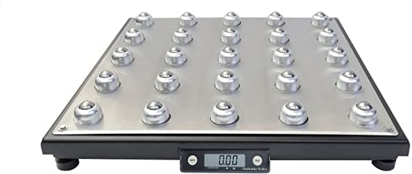 Fairbanks Scales 31082 Ultegra Max R9050 Serie Roller Top Balanza para Envíos 21 Largo 21 Ancho 3-1/2 Alto 250 Lbs Capacidad de 0.05 Lbs