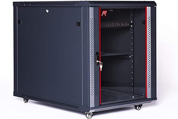 Sysracks 12U 35 Pulgadas de Profundidad Gabinete de Servidor Totalmente Equipado Network Totalmente Bloqueable IT SRW 12.900