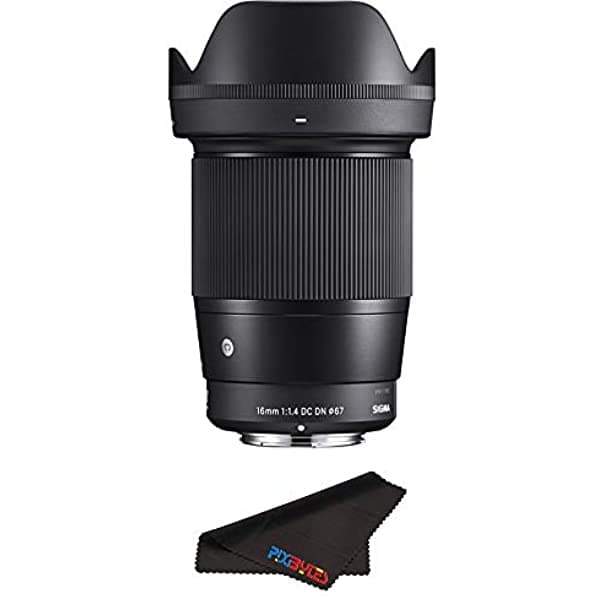 Sigma 0.630 In F/1.4 Dc Dn Contemporary Lente Para Sony E + Pixibytes Microfiber Cleaning Cloth 0.630 In Lente Para Sony E SG16MMK6