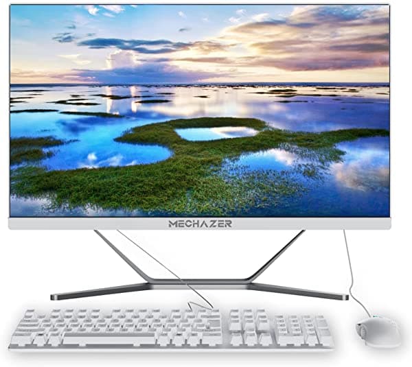 MECHAZER Z1 - Computadora de Escritorio de 23.8 Pulgadas con Procesador Intel Core i5-3340M (hasta 3.4 GHz) Windows10 8 GB DDR3 256 GB ROM AIO PC Compatible con 2.4 G/5.0 G Dual Band WiFi (Teclado y Mouse Incluidos) hbuic-sua-p1145