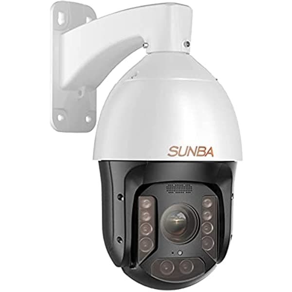 SUNBA P636 V2 Cámara PTZ Auto Tracking PoE+ Exterior, Zoom Óptico 36X, Seguridad 5MP, NV hasta 457m, RTMP para YouTube, Audio Bidireccional