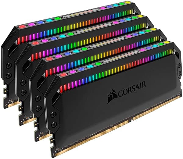 Corsair Dominator Platinum Rgb 64Gb 4X16Gb Ddr4 3600 Pc4-28800 C18 1.35V Amd Memoria Optimizada Negra CMT64GX4M4Z3600C18