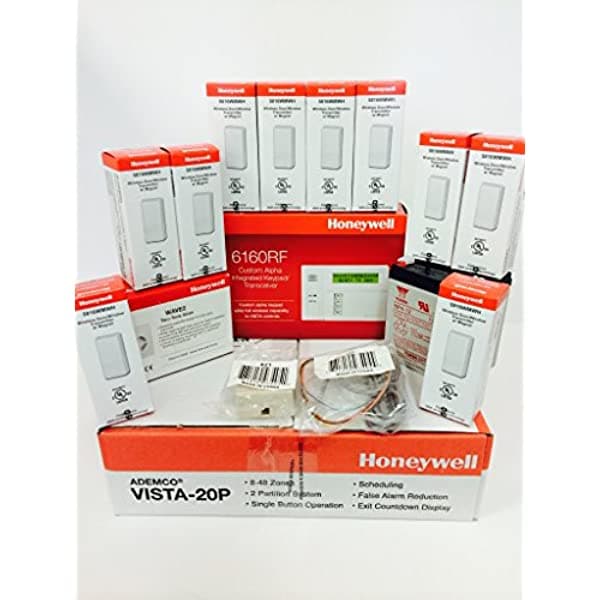 Alarm Liquidators Honeywell Vista 20P 6160Rf (10) 5816 Wmwh Batería Sirena Jack Y Cordón Kit Paquete 4331022780