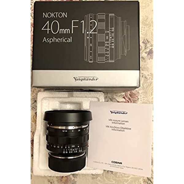 Voigtlander Nokton 40Mm F 1.2 Gran Angular Leica M Mount Lente Black BA342A