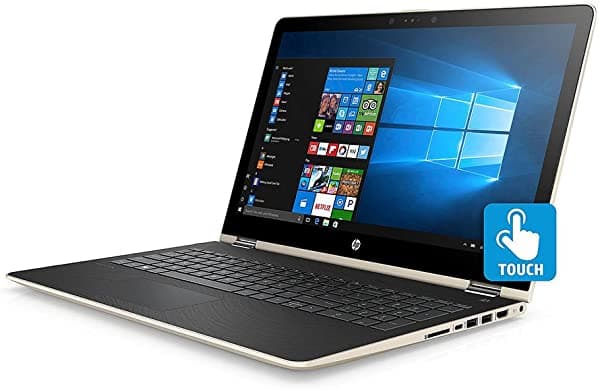 2018 - Notebook con Pantalla Táctil HP X360 Full HD de 15.6 Pulgadas (Intel Core i7-8550U 1.8 GHz 8 GB RAM 1 TB HDD 2 GB Radeon DSC 530 Windows 10)