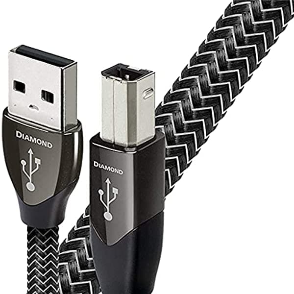 Audioquest Cable Usb De Diamantes De A A B 1.5 M (5.0 Ft). 65-091-13