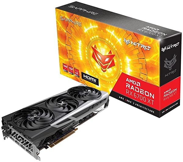 Sapphire Vcx 11306-01-20T Nitro+ Amd Radeon Rx 6700 Xt Gaming Oc 12Gb Gddr6