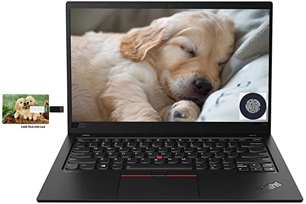Lenovo Thinkpad X1 Carbon Business LaptopPantalla Fhd De 14 Pulgadas Intel Core I7-8665U 16 Gb Ram 512 Gb Ssd Lector De Huellas Digitales Cámara Web Teclado Retroiluminado Windows 10 Pro | Tarjeta Usb De Tela De 32 Gb