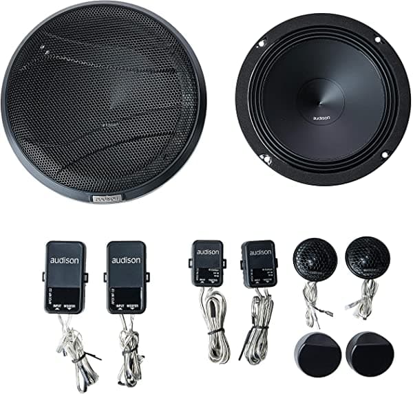 Audison Apk 165 Ω2 Serie Prima 6.5 Conjunto De Parlante De Componentes De 2 Vías Ap 1 + Ap 6.5 2Ω + Grilles 90308