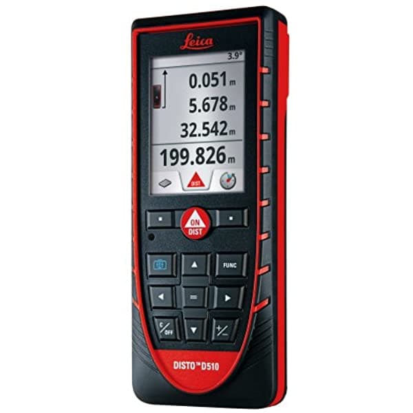 Leica Disto D510 E7500I 650Ft 200M Medidor De Distancia Láser Bluetooth Y Dito Sketch App Iphone Ipad Red Black