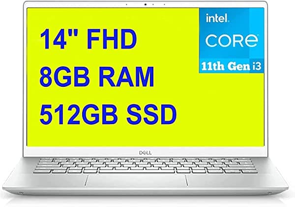 Dell Insignship Inspiron 14 5000 Computadora Portátil Computadora 14 Fhd Anti-Glare 11Th Gen Intel Core I3-1115G4 Procesador 8Gb Ram 512Gb Ssd Retroil Dell Inspiron 14 5000
