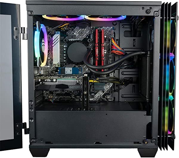Computer Upgrade King Cuk Stratos Micro Gamer Pc Liquid Cooled Amd Ryzen 9 64Gb Ddr4 Ram 1Tb Nvme Ssd + 3Tb Hdd Nvidia Geforce Rtx 3080 10Gb Windows 11 Computadora De Escri DT-CU-0050-CUK-054