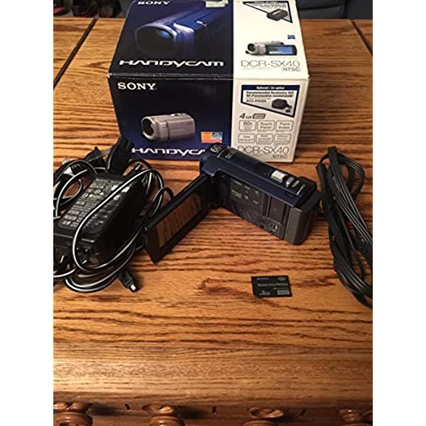 Sony Dcrsx40 L Vijación De Palma 60X Óptico Zoom Blue Descontinuado Por El Fabricante