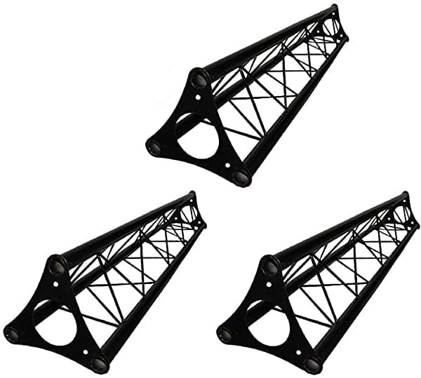 Cedarslink 3X 5Ft Iluminaciones Triángulo Atornillado 15 'Span Stand Universal Dj Metal 5'