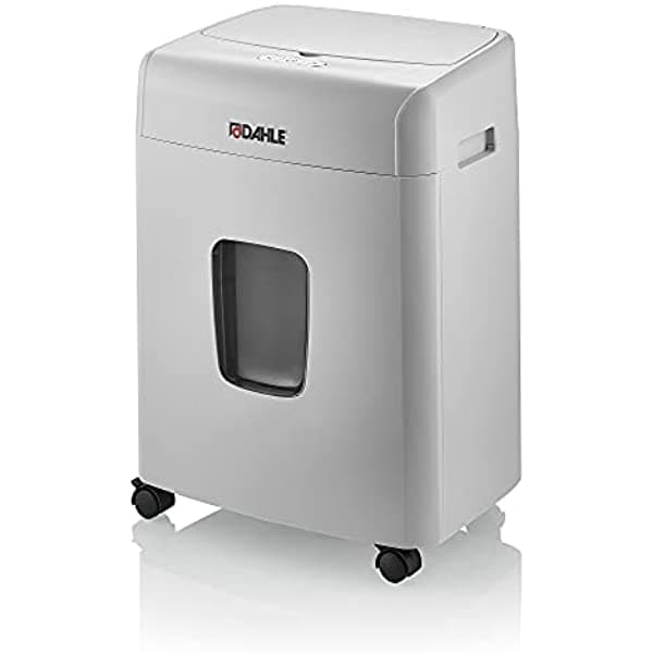 Dahle Shredmatic Sm 90 Paper Auto-Feed Shredder 90 Hoja Bandeja De Alimentación Free Jam Protection Seguridad P-4 1-2 Usuarios 220 Volt
