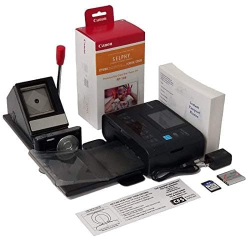 CFS Products Pasaporte Photo Impresora Sistema Preconfigurado Los Pasaportes Estadounidenses-Incluido El Cortador De Pasaporte Estadounidense Selphy 1300