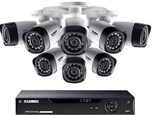 Lorex 8 Canal Hd Analogo Dvr 2Tb Hdd Seguridad Sistema 8 1080P Camara130 'Visión Nocturna LX1080-88