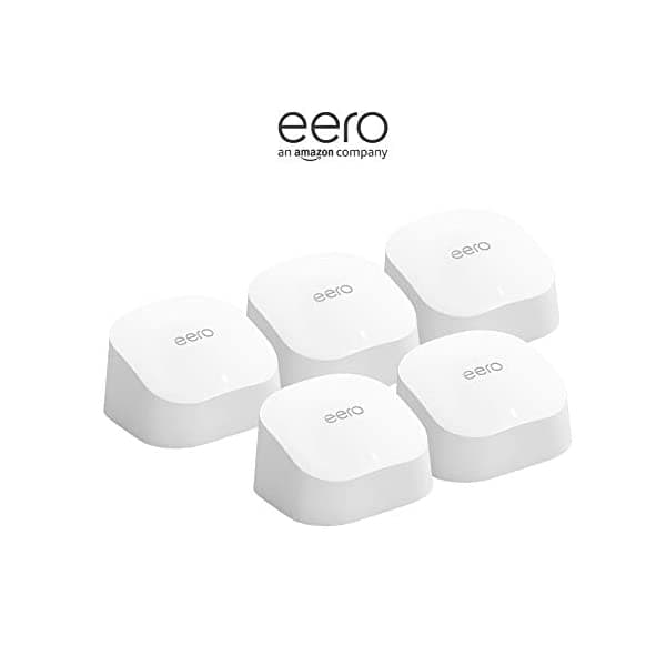 Amazon Eero 6 Mal De Doble Banda Wi-Fi 6 Sistema Incorporado Zigbee Smart Home Hub 5 Enrutadores Y Dos Extensores