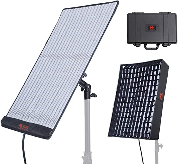 Falcon Eyes Version Rx-818 Rgb 100W Salida Temperatura De Color 2800K-10000K Roll-Flex Led Luz 21 Modos De Escena Admite Aplicación Control De Grados