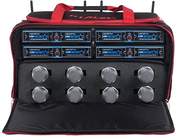 Vocopro Udh-Choir-8-Mib - Sistema De Micrófono De Mano Inalámbrico De Ocho Canales En Una Bolsa