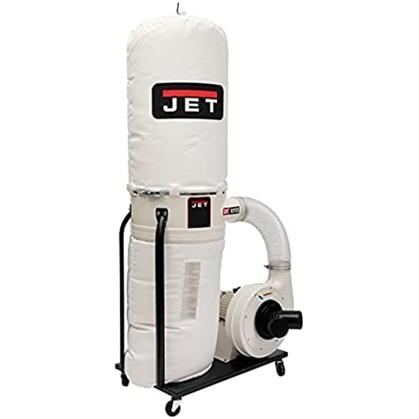 Jet Dc-1200Vx-Bk1 - Colector De Polvo De Cono Vórtice Filtro De Bolsa De 30 Micrones 1200 Cfm 1Ph 230V (710701K)