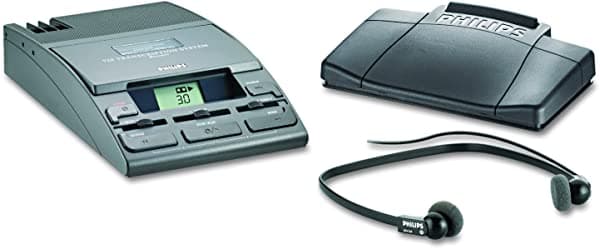 Philips Lfh072052 720-T - Sistema De Dictado De Transcriptor De Casete Analógico Con Control De Pie LFH0720T