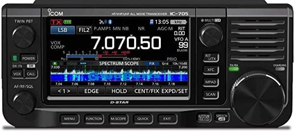 Icom IC-705 Transceptor Portátil Multimodo HF/VHF/UHF QRP 5W/10W
