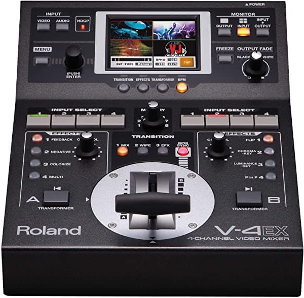 Roland V-4Ex 4 Canales Digital Video Switcher Calidad Rendimiento De Video Y Transmisión Web