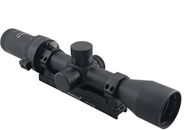 Hi-Lux Optics M1000-Pro Trayectoria De Rango Automático Art M1000-Pro 2-10 X 42 Green Iluminada Hr1 Moa Retícula Negra