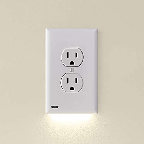 Snappower De 24 Paquetes Guidelight 2 De Venta [Versión Led Luz Bar] Noche Luz Placa De Pared De Salida Eléctrica Led Nightumática Automático En Senso