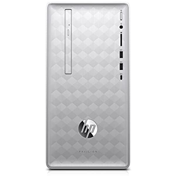 Hp Pavilion - Computadora De Escritorio Intel Core I3-8100 8 Gb De Ram Disco Duro De 1 Tb Windows 10 (590-P0030 Plateado) 3LA14AA#ABA
