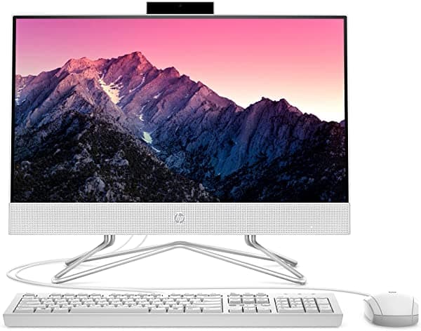 2021 Hp 22 Computadora De Escritorio Todo En Uno 21.5 Fhd Ips Pantalla Intel Celeron G5900T Procesadorup 3.20Ghz 32 Gb Ram 1 Tb Ssd Pop-Up Webcam Wifi