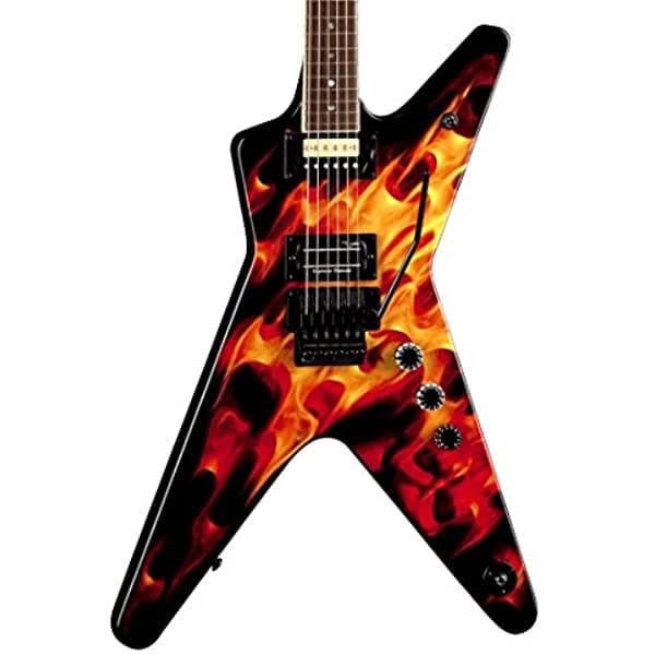 Dean Dimebag Ml Body Guitarra Eléctrica Dime-O-Flame DBDF