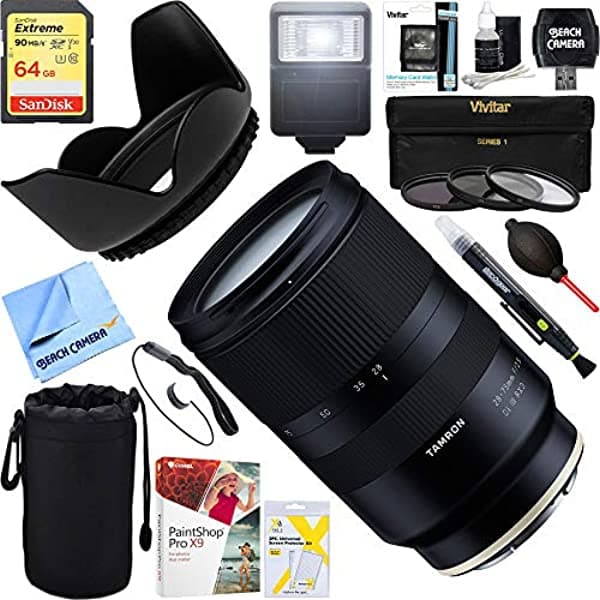 Tamron 28-75 Mm F 2.8 Di Iii Rxd Flumar Formpo E-Mount Lente + 64Gb Ultimate Filtro Y Fotografia Bundle Afa036S-700 E18TM2875F28S