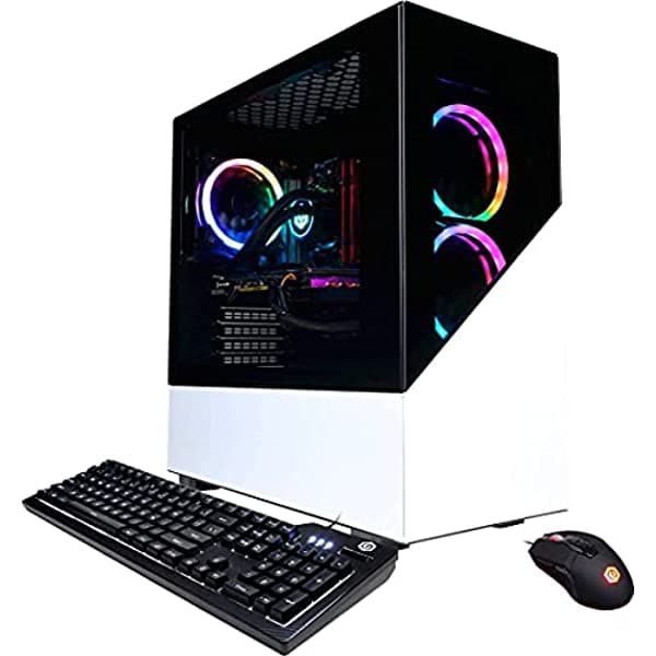 CyberPowerPC Gamer Supreme Gaming Desktop AMD Ryzen 7 3700X 32GB Memoria Radeon RX 6700 XT 1TB SSD + 2TB HDD Windows 10 Home con Paquete SkyPC (Modelo 2021) (32GB 1TB SSD+2TB HDD) Negro
