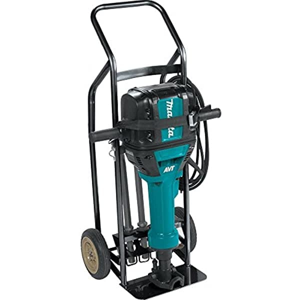Makita Hm1812X3 70 Avt Breaker Hammer 1-1 8 Hex 4 Piezas De Acero Set Y Premium Cart 70 Lb
