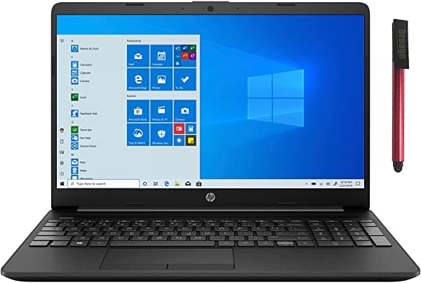 2021 HP 15.6 FHD Windows 10 Pro Computadora Empresarial Intel Celeron N4020 Procesador 8GB DDR4 RAM 128GB SSD 1 Año 365 Webcam Wi-Fi USB Type-C 15-dw