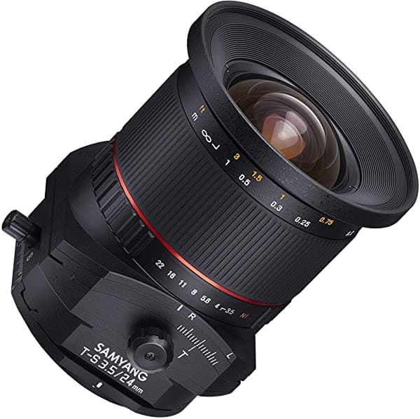 Samyang Tilt-Shift 24 Mm F/3.5 Lente De Cambio De Inclinación Canon Negro SYTS24-C