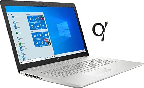2021 Hp 17.3 Fhd Ips Premium Laptop 11Th Gen Intel 4-Core I5-1135G7 Hasta 4.2 Ghz Intel Iris Xe Graphics Windows 11 Inicio + Woov 4K Hdmi Cable 16Gb
