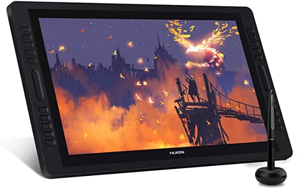 Huion Kamvas Pro 22 Drawing Monitor Pense Pantallas De 21.5 Pulgadas Ips Gráficas Pantalla Tecnología De Laminado Completo 8192 Bateria Sin Bolígrafo GT2201