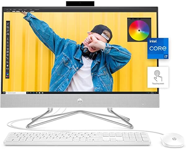 Hp 24 Pc Todo En Uno Procesador Intel I7-1165G7 De 11ª Generación 16 Gb De Ram Almacenamiento Ssd De 512 Gb Pantalla Táctil Full Hd De 238" Windows 10 Home Listo Para Trabajo Remoto Ratón Y Teclado Inalámbricos (24-Dp1280 2020) ‎1J7L6AA#ABA