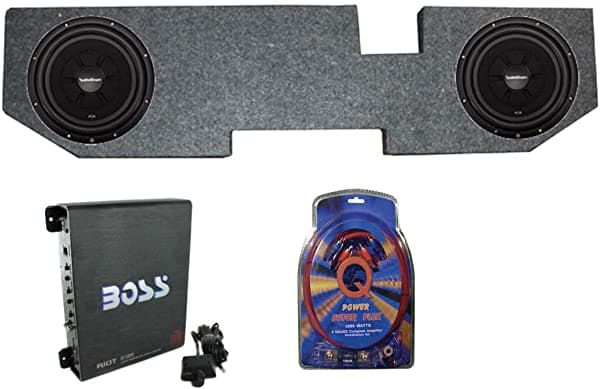 2 Rockford R2D2-10 Subwoofers De 10 Pulgadas + Dodge Ram 02-15 Box + Mono Amp + Cableado