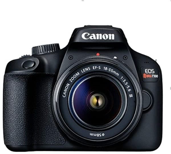 Canon EOS Rebel T100 EF-S 18-55 mm f/3.5-5.6 IS II Lente Kit Reacondicionado