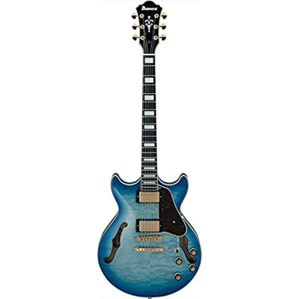 Ibanez Am93Qm Artcore Expressionist - Cuerpo Semihueco Jet Blue Burst AM93QM-JBB