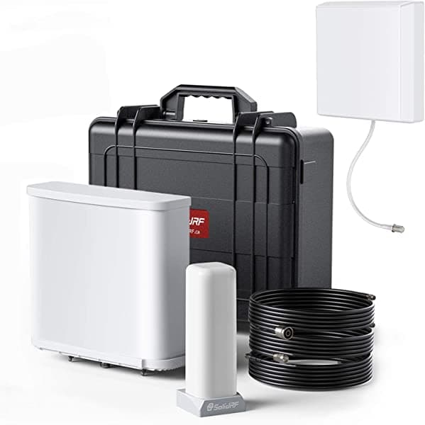 Solidrf - Kit De Amplificador De Señal Para El Hogar O La Oficina Con Dos Antenas Interiores Speedpro Para Verizon T-Mobile Sprint Speedpro 2