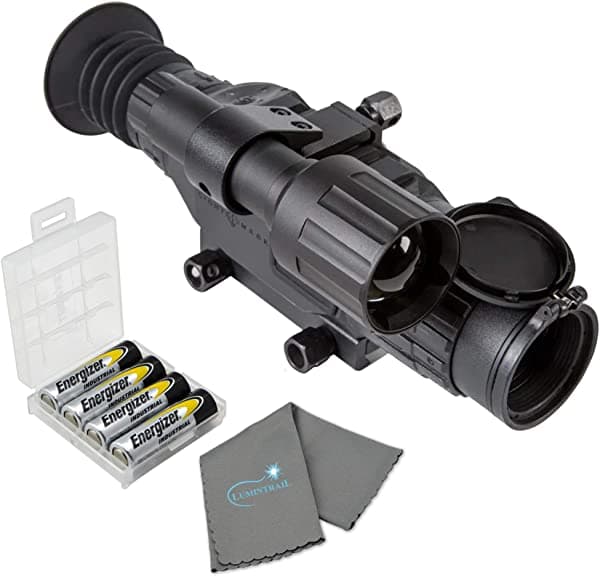 Sightmark Wraith Hd 2-16X28 Bundillo De Riflescope Digital 4 Baterías Aa Bateria Box Y Lente