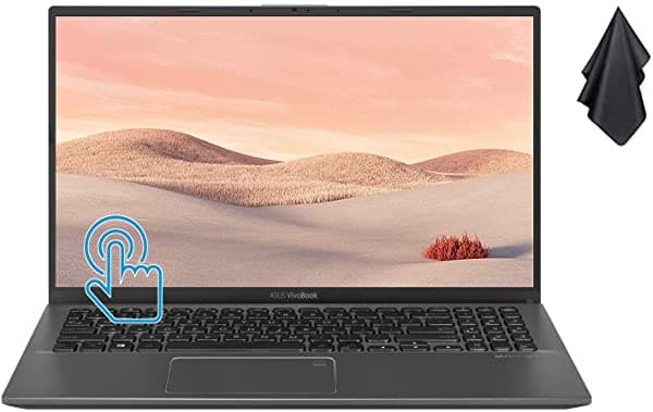 Asus Vivobook 15.6 La Computadora Portátil Con Pantalla Táctil Fhd. Intel Core I7-1065G7 Procesador 20Gb Ram 1Tb Ssd Retroiluminado Teclado Webcam Wif