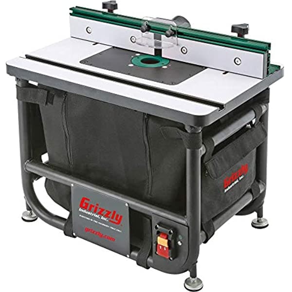 Grizzly T28048 - Mesa de Enrutador Portátil, ideal para carpintería y trabajos de precisión