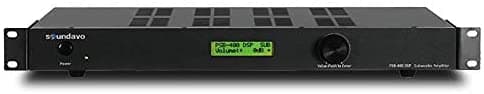Soundavo Psb-400Dsp Clase D Subwoofer Amplificador Dsp Y Lcd Presets Exhibe Cine En Casa 400W Rms 1000W Max AMZPSB-400DSP